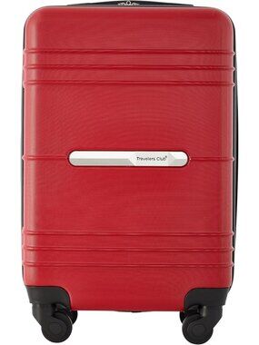 22” Red Spinner Carry-On Luggage - Lightweight, Durable, Travel Essential